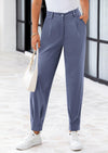 PRETTYGARDEN Womens Dress Pants Business Casual Trendy High Waisted Ankle Length Dressy Trousers Slacks Work Clothes