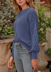 PRETTYGARDEN Women's Fall Pullover Sweater Casual Long Sleeve Loose Chunky Knit Tops Blouse Winter Fashion Clothing