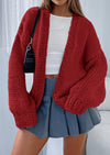 PRETTYGARDEN Cardigan Sweaters for Women Trendy Fall Fashion Long Sleeve Chunky Knit Cardigans Winter Clothing Outfits