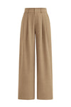 PRETTYGARDEN Women's Summer Elastic High Waisted Work Pants Straight Leg Dressy Business Casual Trousers Slacks Pockets