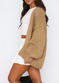 PRETTYGARDEN Cardigan Sweaters for Women Trendy Fall Fashion Long Sleeve Chunky Knit Cardigans Winter Clothing Outfits