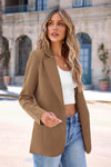 Business Casual Long Sleeve Notch Lapel Trendy Blazers