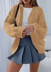 PRETTYGARDEN Cardigan Sweaters for Women Trendy Fall Fashion Long Sleeve Chunky Knit Cardigans Winter Clothing Outfits