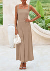 PRETTYGARDEN Skirt Sets Women 2 Piece Outfits Summer Casual Knit Tank Tops Flowy Midi Skirts Matching Vacation Clothes