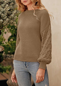 PRETTYGARDEN Women's Fall Pullover Sweater Casual Long Sleeve Loose Chunky Knit Tops Blouse Winter Fashion Clothing