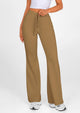 Elastic High-Waisted Drawstring Casual Flare Pants