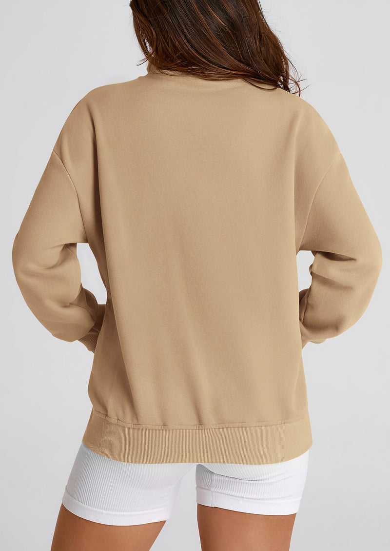 PRETTYGARDEN Women's Spring Fall Fashion Full Zip Up Sweatshirt Long Sleeve Loose Fit Trendy Casual Jacket with Pockets