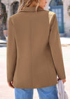Business Casual Long Sleeve Notch Lapel Trendy Blazers