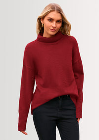 PRETTYGARDEN Women's Turtleneck Oversized Sweater Long Sleeve Chunky Knit Pullover Casual Winter Jumper Tops