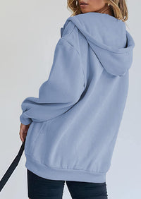 Long Sleeve Zip Up Y2K Hoodies With Pockets