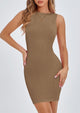 Sleeveless Bodycon Casual Mini Dress