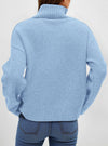 PRETTYGARDEN Womens Turtleneck Long Sleeve Sweater Fall Trendy Loose Fit Casual Tops Chunky Knit Pullover Sweaters