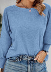 PRETTYGARDEN Women's Spring Fashion T Shirts Puff Long Sleeve Crewneck Casual Basic Tee Tops Blouses