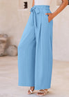 PRETTYGARDEN Women's Wide Leg Work Pants Business Casual High Waisted Loose Palazzo Trouser Summer Clothes