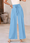 PRETTYGARDEN Women's Wide Leg Work Pants Business Casual High Waisted Loose Palazzo Trouser Summer Clothes