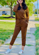 Black Two Pieces Oversized Fall Tracksuit