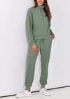 PRETTYGARDEN Women's Fall 2 Piece Lounge Sets Zip Up Sweatshirt Jogger Pants Sweat Track Suits Travel Outfit Winter Clothing