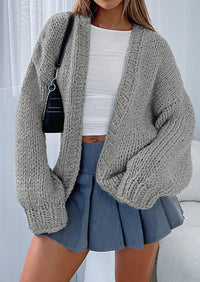 PRETTYGARDEN Cardigan Sweaters for Women Trendy Fall Fashion Long Sleeve Chunky Knit Cardigans Winter Clothing Outfits