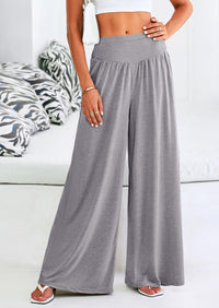 High-Waisted Flowy Palazzo Pant With Pockets