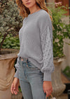 PRETTYGARDEN Women's Fall Pullover Sweater Casual Long Sleeve Loose Chunky Knit Tops Blouse Winter Fashion Clothing