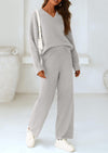 PRETTYGARDEN Lounge Sets for Women Two Piece Sweaters Pajama Set Fall Fashion Loungewear Outfits Matching Winter Clothes