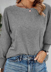 PRETTYGARDEN Women's Spring Fashion T Shirts Puff Long Sleeve Crewneck Casual Basic Tee Tops Blouses