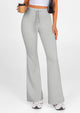 Elastic High-Waisted Drawstring Casual Flare Pants