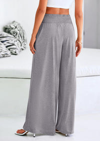 High-Waisted Flowy Palazzo Pant With Pockets