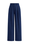 PRETTYGARDEN Women's Summer Elastic High Waisted Work Pants Straight Leg Dressy Business Casual Trousers Slacks Pockets