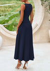 PRETTYGARDEN Skirt Sets Women 2 Piece Outfits Summer Casual Knit Tank Tops Flowy Midi Skirts Matching Vacation Clothes