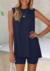 Lounge Shorts Loungewear Outfits 2 Piece Sets