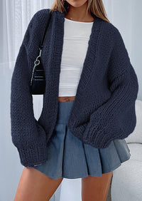 PRETTYGARDEN Cardigan Sweaters for Women Trendy Fall Fashion Long Sleeve Chunky Knit Cardigans Winter Clothing Outfits