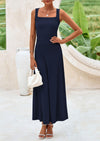 PRETTYGARDEN Skirt Sets Women 2 Piece Outfits Summer Casual Knit Tank Tops Flowy Midi Skirts Matching Vacation Clothes