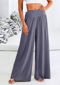 High-Waisted Flowy Palazzo Pant With Pockets