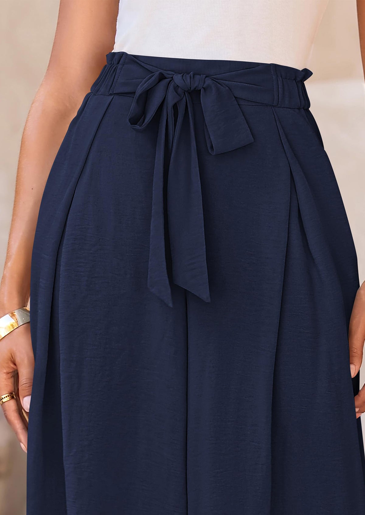 Wide Leg High Waisted Loose Pants