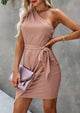 One Shoulder Sexy Bodycon Party Dress