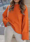 PRETTYGARDEN Women's Fall Oversized Sweaters Casual Crewneck Pullover Long Sleeve Fuzzy Chunky Knit Tops Blouse