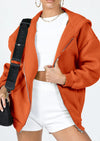PRETTYGARDEN Women's Zip Up Y2K Hoodies Casual Long Sleeve Sweatshirts Fall Spring Track Jackets with Pockets