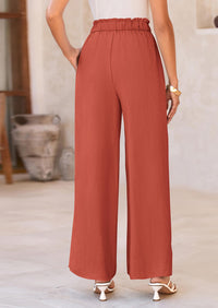 Wide Leg High Waisted Loose Pants
