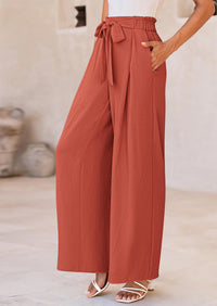 Wide Leg High Waisted Loose Pants