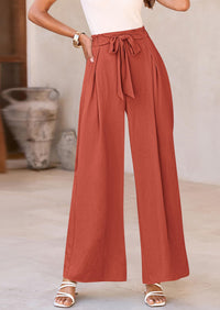 Wide Leg High Waisted Loose Pants