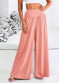 High-Waisted Flowy Palazzo Pant With Pockets