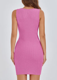 Sleeveless Bodycon Casual Mini Dress