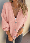 PRETTYGARDEN Cardigan Sweaters for Women Trendy Fall Long Sleeve Button Down Oversized Chunky Knit Sweater Outerwear
