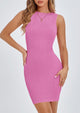 Sleeveless Bodycon Casual Mini Dress