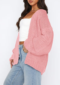 PRETTYGARDEN Cardigan Sweaters for Women Trendy Fall Fashion Long Sleeve Chunky Knit Cardigans Winter Clothing Outfits