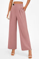 Wide Leg High Waisted Business Casual Work Pants