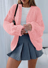 PRETTYGARDEN Cardigan Sweaters for Women Trendy Fall Fashion Long Sleeve Chunky Knit Cardigans Winter Clothing Outfits