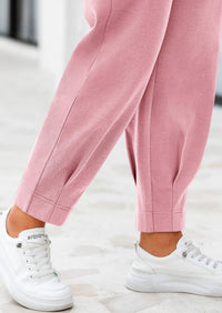 Summer High Waisted Ankle Length Trouser Slacks With Pockets