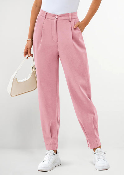 PRETTYGARDEN Womens Dress Pants Business Casual Trendy High Waisted Ankle Length Dressy Trousers Slacks Work Clothes